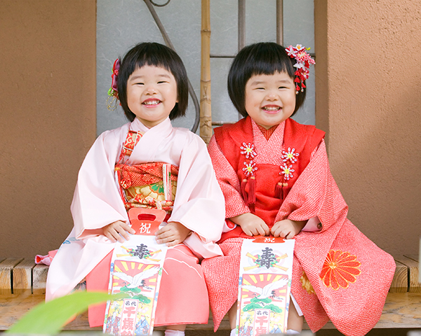 着物セット 七五三 着物３歳 双子 フルセット-